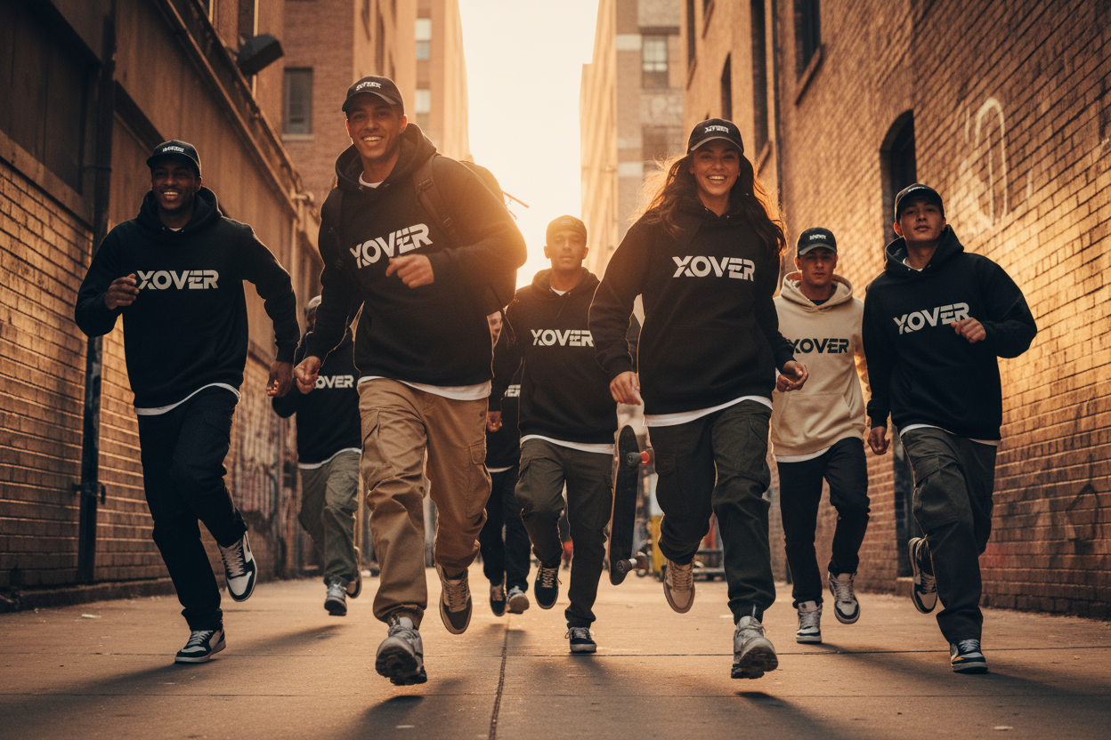 let them have on the word xover on the shirt